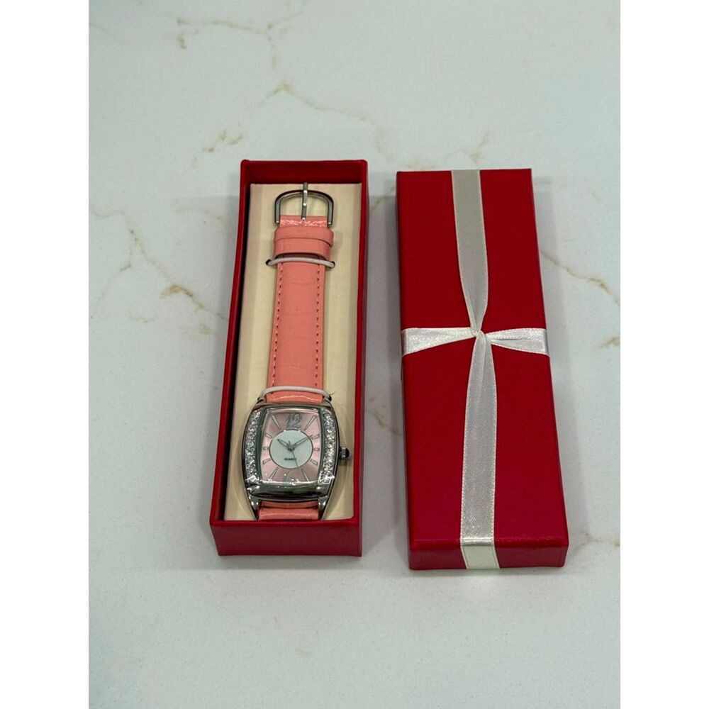 Vintage 2007 Avon Birthstone Watch In Gift Box October Pink NIB Untested